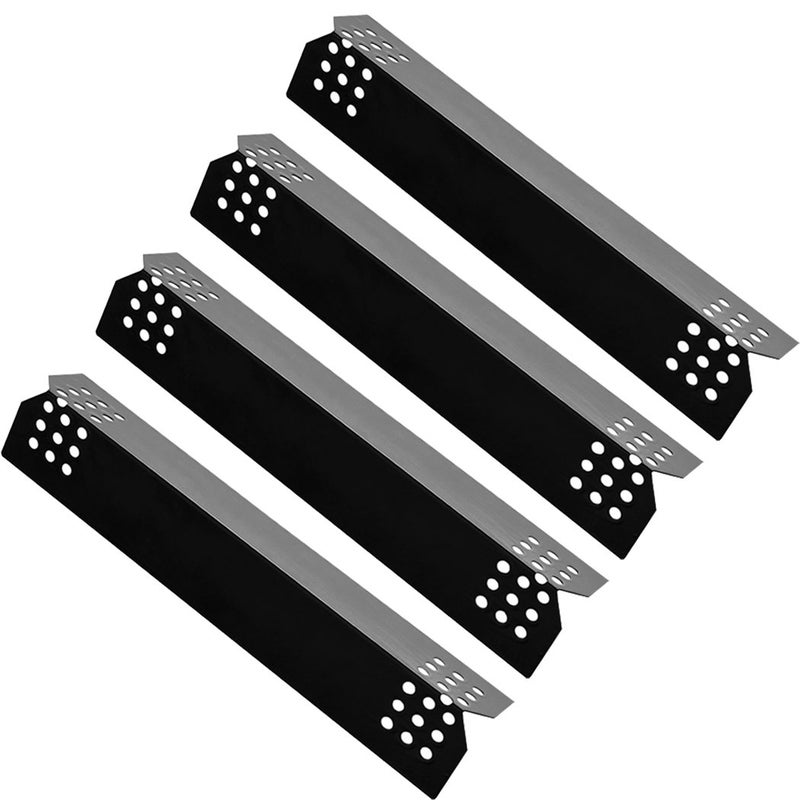 YIHAM 14 9/16 Inch Heat Plate for Grill Master 720-0697 Nexgrill 720-0830H 720-0783E 720-0783EH 720-0882A 720-0925P BHG 730-0783W Replacement Parts Heat Shield Tent Flame Tamer Set of 4 KP708 - Image 1